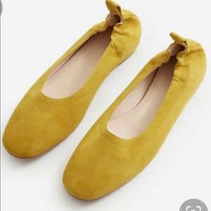 Everlane citron suede day flats 10.5